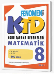 Fenomen 8 Matematik Konu Tarama Denemeleri - 1