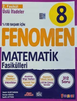 Fenomen 8. Sınıf Matematik 2.Fasikül Üslü İfadeler - 1
