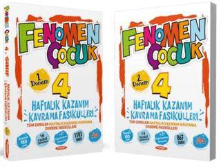 Fenomen Çocuk 4. Sınıf Haftalık Kazanım Kavrama Fasikülleri Tüm Dersler 1. ve2. Dönem Set 2 Kitap - 1