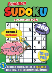 Fenomen Çocuklar İçin Sudoku 10-12 Yaş - Maxi Yayıncılık