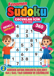 Fenomen Çocuklar İçin Sudoku 6-8 Yaş - 2 - Maxi Yayıncılık