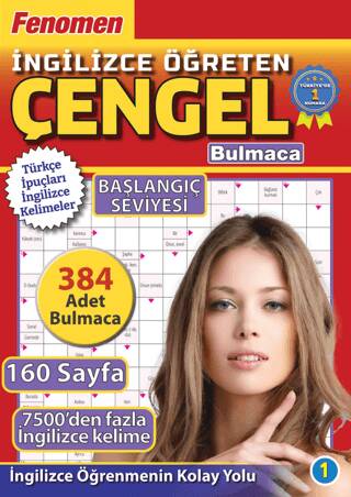 Fenomen İngilizce Öğreten Çengel Bulmaca Başlangıç Seviyesi - 1