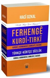 Ferhengê Kurdî – Tirkî | Türkçe – Türkçe Sözlük - 1