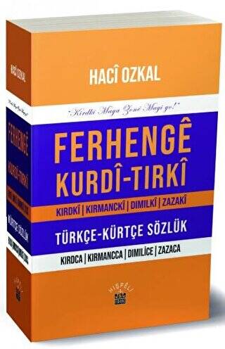 Ferhengê Kurdî – Tirkî | Türkçe – Türkçe Sözlük - 1