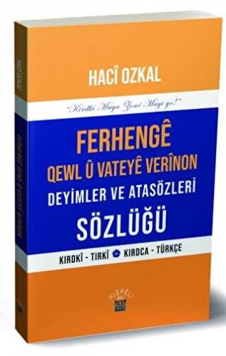 Ferhenge Qewl U Vateye Verinon Deyimler ve Atasözleri Sözlüğü - 1