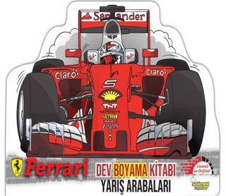 Ferrari Dev Boyama Yarış Arabaları - 1