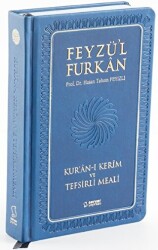 Feyzü`l Furkan Kur`an-ı Kerim ve Tefsirli Meali Orta Boy - Mushaf ve Meal - Ciltli Lacivert - 1