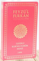 Feyzü`l Furkan Tefsirli Kur`an-ı Kerim Meali Orta Boy - Tefsirli Meal - İnce Cilt Fuşya - 1