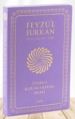 Feyzü`l Furkan Tefsirli Kur`an-ı Kerim Meali Sempatik Cep Boy - İnce Cilt Lila - 1