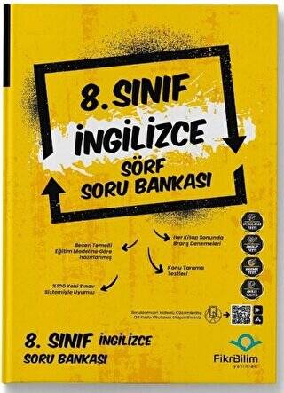 FikriBilim 8. Sınıf İngilizce Sörf Soru Bankası - 1