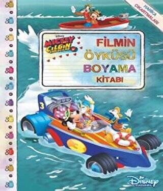 Filmin Öyküsü Boyama Kitabı - Mickey Çılgın Yarışmalar - 1