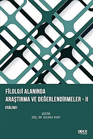 Filoloji Alanında Araştırma ve Değerlendirmeler II - 1