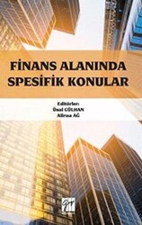 Finans Alanında Spesifik Konular - 1