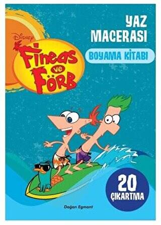 Fineas ve Förb Yaz Macerası Boyama Kitabı - 1