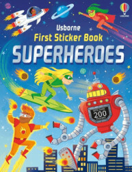First Sticker Book Superheroes - Usborne