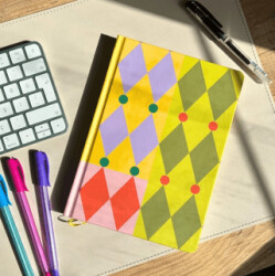 Form Noktalı Lüks Ciltli Notebook - Karavan Çocuk Yayınları