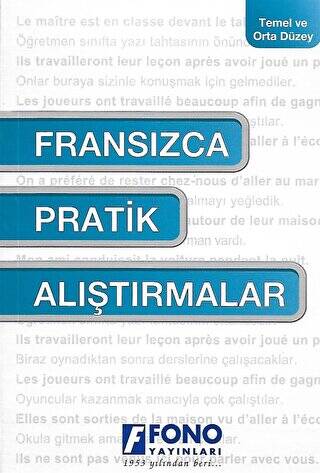 Fransızca Pratik Alıştırmalar - 1