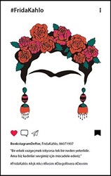 Frida Kahlo Desen Bookstagram Defter - 1