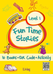 Fun Time Stories - Level 1 10 Books+CD+Activity - Living English Dictionary