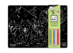 Funny Mat Kızak Köpekleri - Uçurtmalar 2 Paket 5`li Tebeşirli - Akademi Çocuk