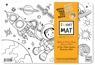 Funny Mat - Uzay - 1