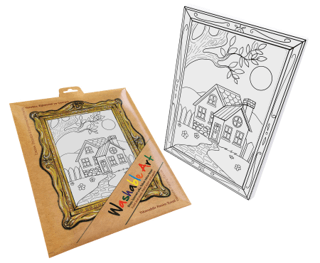 Funny Mat - Washable Art - Benim Tatlı Evim - 1