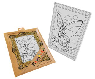 Funny Mat - Washable Art - Kelebek - 1