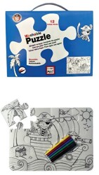 Funny Mat Washable Puzzle - Korsan Adası - 1