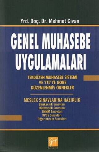 Genel Muhasebe Uygulamaları - 1