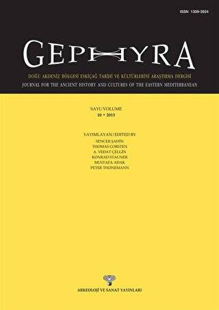 Gephyra Sayı 10 - Volume 10 - 2013 - 1