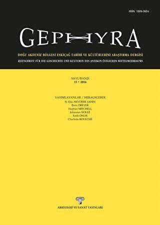 Gephyra Sayı 13 - Volume 13 - 2016 - 1