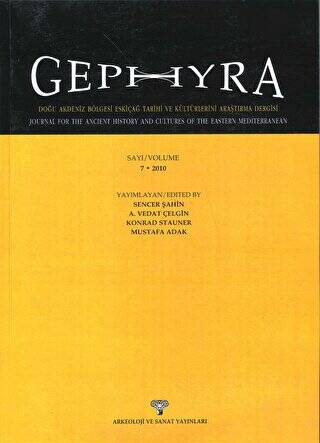 GEPHYRA Sayı 7 - Volume 7 - 2010 - 1