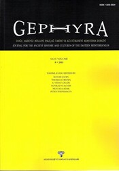 GEPHYRA Sayı 8 - Volume 8 - 2011 - 1
