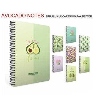 Gıpta Avocado Notes Spiralli Karton Kapak Defter A5 80 Yaprak Çizgili - 1