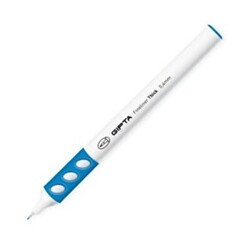 Gıpta Fineliner Thick 0.4 Mm Yuvarlak Gövde Mavi - 1