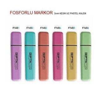Gıpta Fosforlu Markör 5Mm Kesik Uç Pastel Turkuaz - 1
