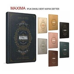 Gıpta Maxima Defter Çizgisiz İplik Dikiş Sert Kapak 120 Yaprak 13x21 Cm - Gıpta