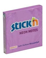 Gıpta Stickn 76X76 Neon Mor 100 Yaprak - Gıpta