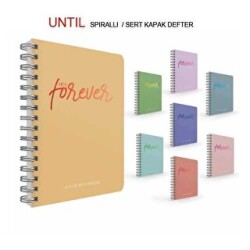 Gıpta Untıl Defter Spiralli Sert Kapak A6 96 Yaprak Çizgili - Gıpta