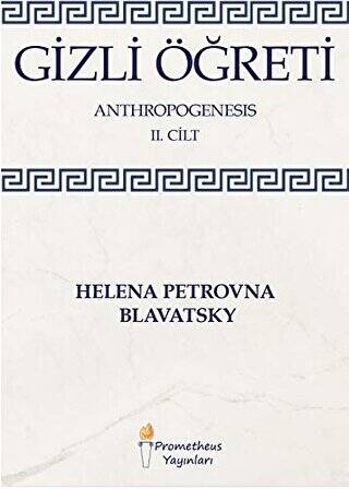 Gizli Öğreti - Anthropogenesis 2. Cilt - 1