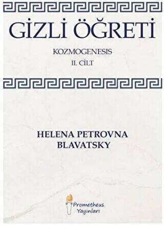 Gizli Öğreti - Kozmogenesis 2. Cilt - 1