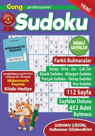 Gong Sudoku Farklı Bulmacalar - 1