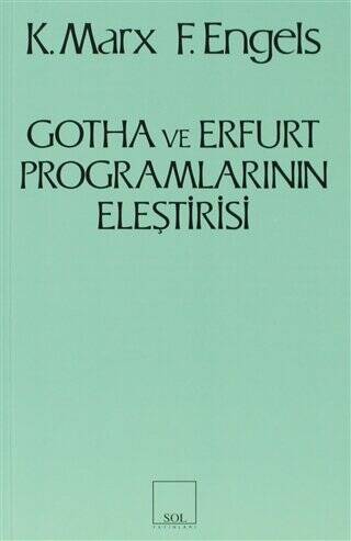 Gotha ve Erfurt Programlarının Eleştirisi - 1