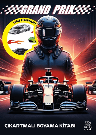 Grand Prix Çıkartmalı Boyama Kitabı - 1