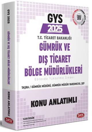 Gümrük ve Dış Ticaret Bölge Müdürlükleri Müdür - Müdür Yardımcısı - Şef Konu Anlatımlı Soru Bankası 1-2 Cilt - 1