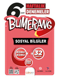 6. Sınıf Sosyal Bilgiler Bumerang 32 Haftalık Denemeler - 1