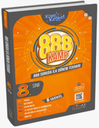 8. Sınıf 888 Soruda İlk Dönem Kamp Kitabı - Günay Yayınları