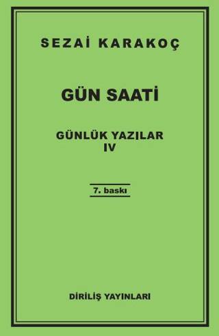 Günlük Yazılar 4 - Gün Saati - 1
