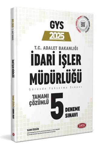 T.C. Adalet Bakanlığı İdari İşler Müdürlüğü GYS Tamamı Çözümlü 5 Deneme Sınavı - 1