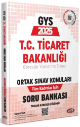 T.C. Ticaret Bakanlığı Gys Ortak Sınav Konuları Soru Bankası – Karekod Çözümlü - Data Yayınları